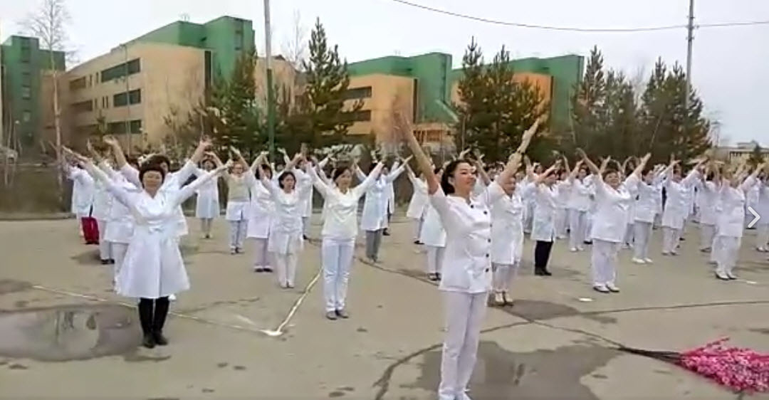 В Якутии медсестры устроили флешмоб (+видео)