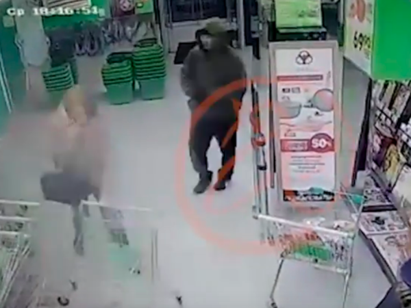 Подозреваемый в совершении взрыва в петербургском супермаркете попал на видео