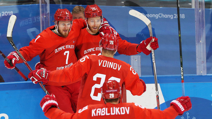 Российские хоккеисты выиграли Олимпиаду