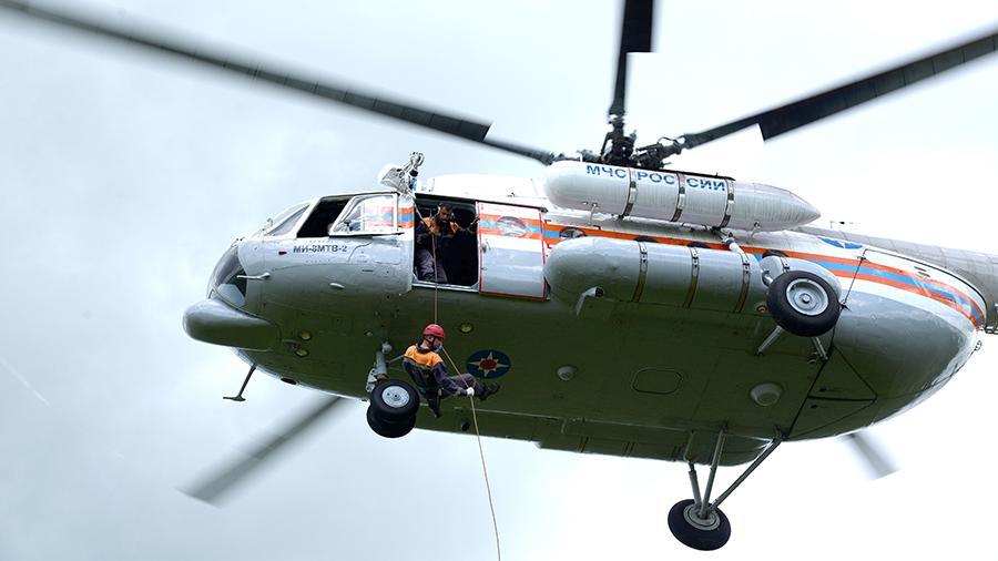 В Якутии совершил жесткую посадку частный вертолет