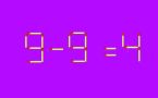 Выход за рамки: исправьте пример 9-9=4 за один ход, передвинув одну спичку