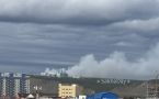 В Якутске горит мусорный полигон