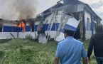 В Сунтарском районе после удара молнии сгорела школа