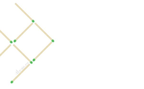 О нет, она уплывает — головоломка с изюминкой, разверните рыбку на 180 градусов, передвинув всего 1 спичку