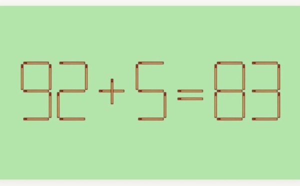 Агутин Леонид своими умениями вас поразит — найдите ответ к головоломке, передвинув всего одну спичку: на решение есть 15 секунд