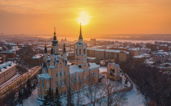 В Томске был, красоты такой еще не видывал — самое волшебная локация Сибири, которая зимой становится только краше