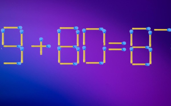 Эдди Мёрфи в головоломках профи — решите задачу, сдвинув всего одну спичку: на решение есть только 19 секунд