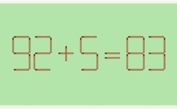 Агутин Леонид своими умениями вас поразит — найдите ответ к головоломке, передвинув всего одну спичку: на решение есть 15 секунд