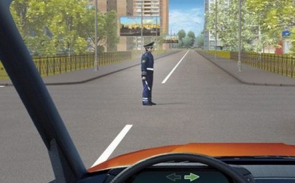 Регулировщик смотрит вбок — а вам направо: правильный ответ на этот вопрос из экзамена по ПДД знают только 57%