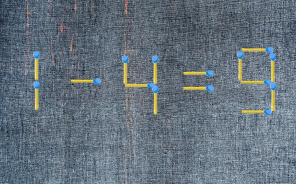 Антония Бандерас в головоломках настоящий ас — решите задачу, передвинув всего одну спичку: на решение даётся только 20 секунд