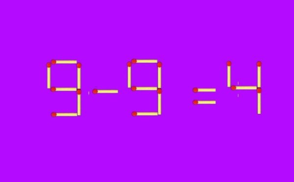 Александр Колчак в головоломках был мастак — найдите решение, сдвинув только одну спичку: на раздумья даётся 12 секунд