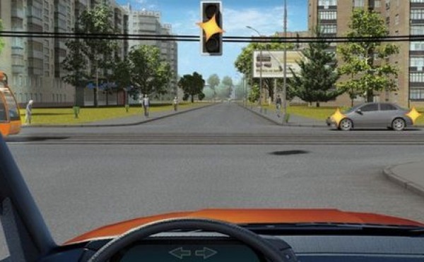 Жёлтый мигающий — все по правилам: кто главный на перекрёстке, на экзамене по ПДД ошибаются 52%