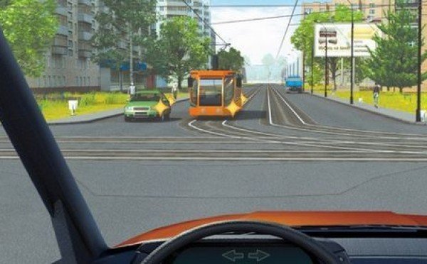 Трамвай + встречный поворот: экзаменационная ловушка с двойным подвохом — не прошли испытания ПДД 62%