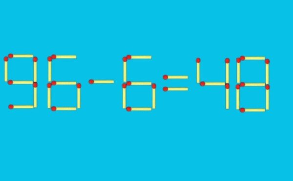 Тест для тех, кто рос в СССР: сможете исправить пример со спичками за 20 секунд