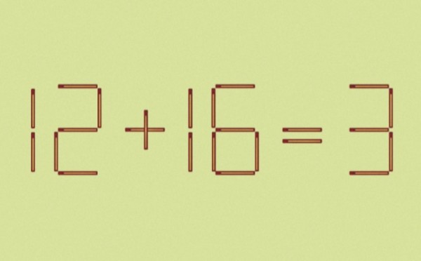 Тест на ясность ума: решите задачу со спичками за 20 секунд, как это делали участники научного эксперимента