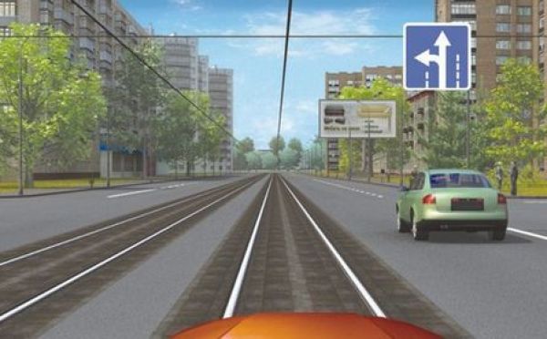 Свободные трамвайные пути — это вам не свободная касса: на экзамене по ПДД такое не прокатывает, в чем убедились 53% отвечавших