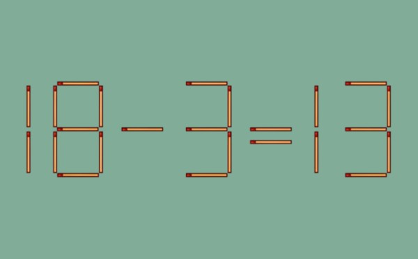 Тест на IQ: всего одна спичка отделяет вас от гениальности — справитесь за 20 секунд