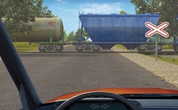 Какая разница, где остановиться — главное пропустить поезд: 51% отвечавших на экзамене по ПДД подумали именно так