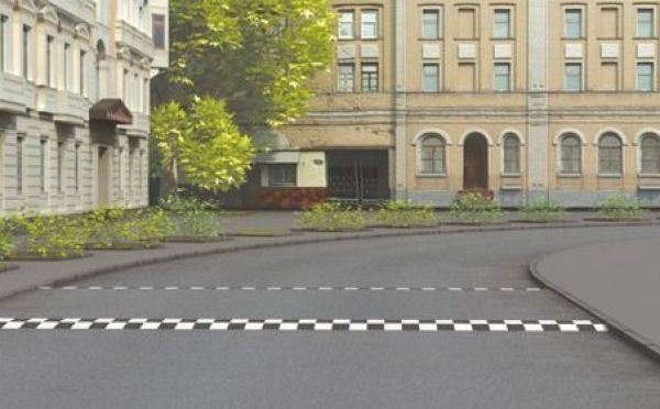 Не зебра, не сплошная — почти что шахматная доска: такое ощущение, что 73% на экзамене по ПДД встречают такое впервые