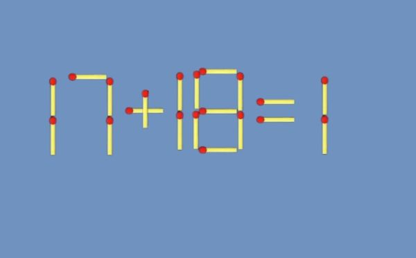 Хитрый ход: решите головоломку со спичками, которая ставит в тупик даже отличников