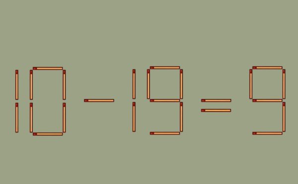 Тест на скорость мышления: исправьте пример , переставив всего 1 спичку за 17 секунд