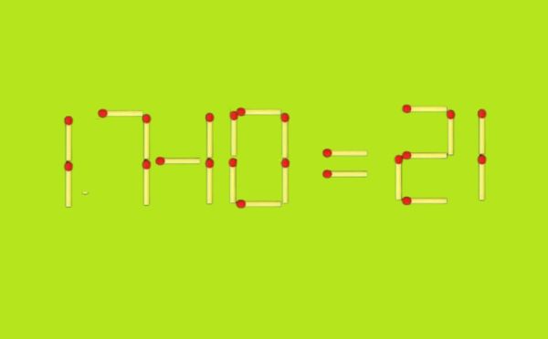 Интеллект важнее слов — головоломка со спичками у Шакиры готова: тренируем логическое мышление