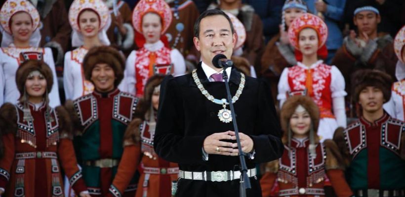 Как пять лет назад проходила инаугурация главы Якутии