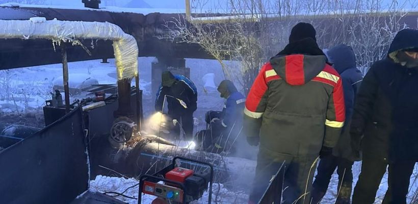 Часть Якутска осталась без холодной воды из-за аварии на трубопроводе