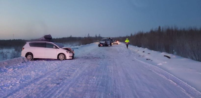 В Якутии произошли два крупных ДТП с восемью пострадавшими