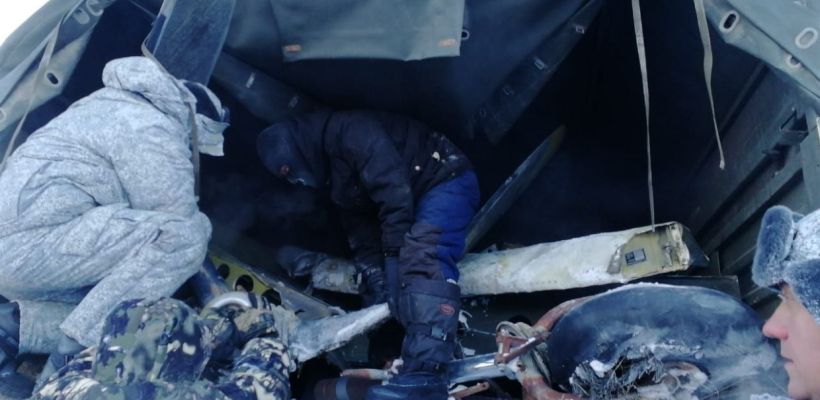 Обломки  американского самолета «Дуглас» времён войны транспортируют из Усть-Неры Оймяконского района для изучения