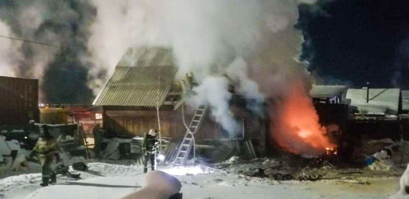 На месте ночного пожара во Владимировке обнаружено двое погибших