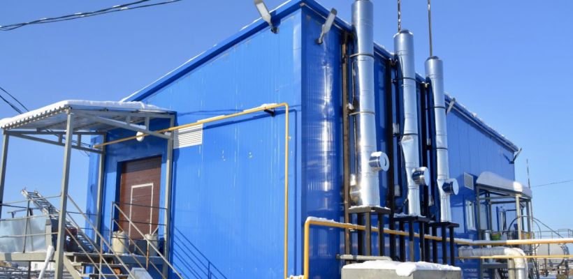 В селе Толон завершается строительство новой котельной на газовом топливе