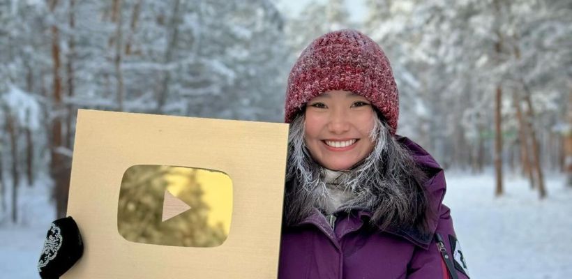 Якутянка Кюннэй Босикова получила золотую кнопку YouTube