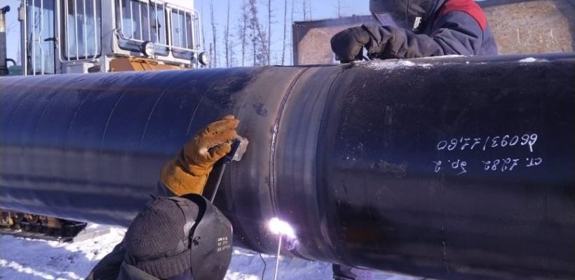 «Сахатранснефтегаз»: продолжается строительство газопровода «Кысыл-Сыр-Мастах»