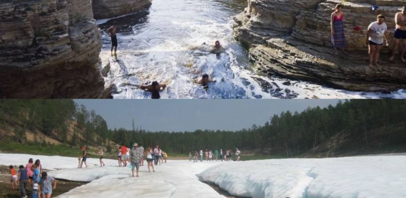 В Якутске жара, и уже хочется съездить на природу. Что там с ледником «Булуус» и водопадами «Курулуур»?