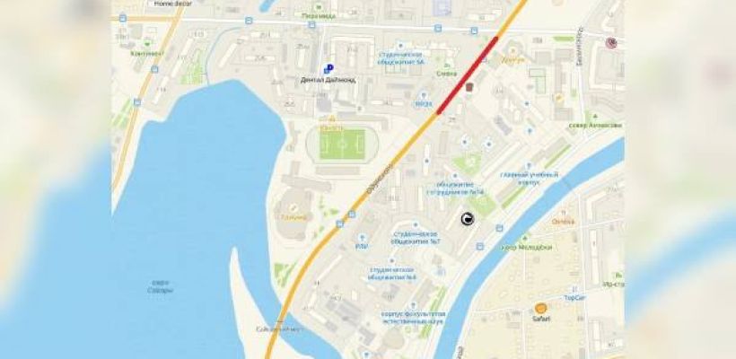 С 16 мая автобусные маршруты временно прекратят посадку и высадку пассажиров на остановке «Студгородок»