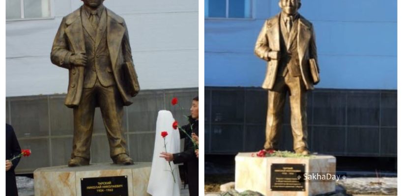 Скульптуре Николая Тарского в Борогонцах удлинили ноги