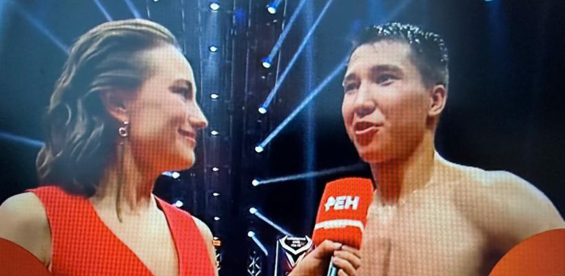 Якутский боксер успешно выступил в Москве на шоу РЕН-ТВ