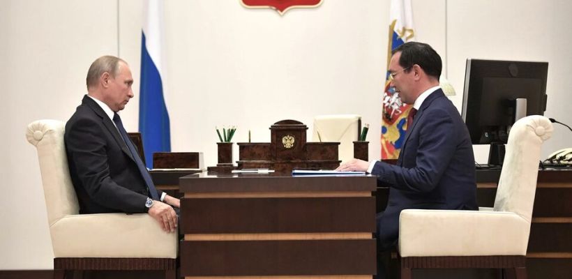 Айсен Николаев сидит на карантине перед встречей с Владимиром Путиным в Якутске