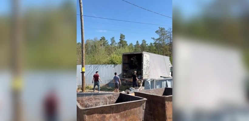 В Якутске админкомиссия отреагирует на отгрузку строительного мусора на санточке