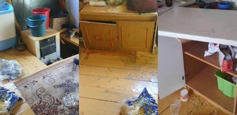 Медведь вломился в дом жительницы Кобяйского улуса. По счастливой случайности, в нем никого не было — кроме маленького котенка