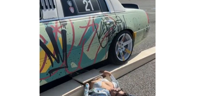 Ларису Троеву переехал лимузин (видео)