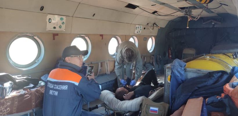 Сломавший руку на ручье Забытый эвакуирован и передан медикам