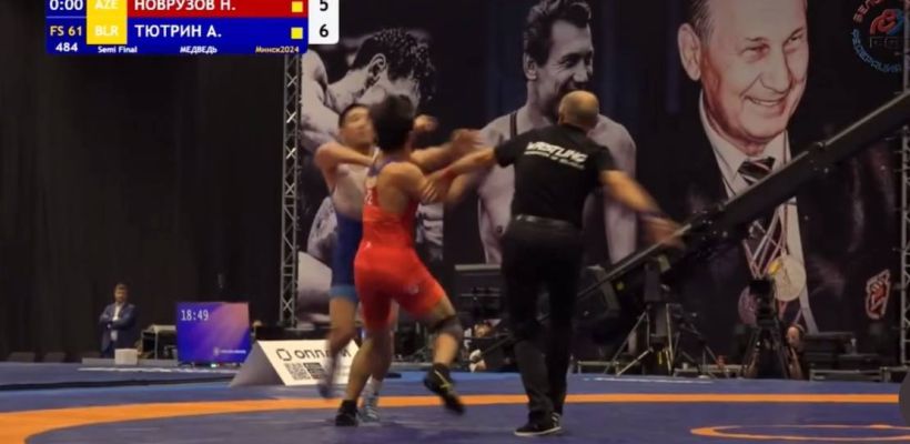 Конфликт на международном турнире по вольной борьбе: на якутянина Арыйаана Тютрина во время схватки набросился соперник из Азербайджана