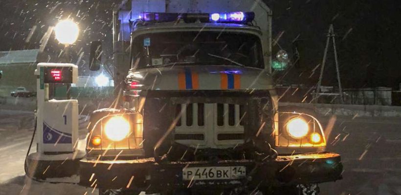 На автодороге "Лена" скопилось более 230 грузовых автомобилей