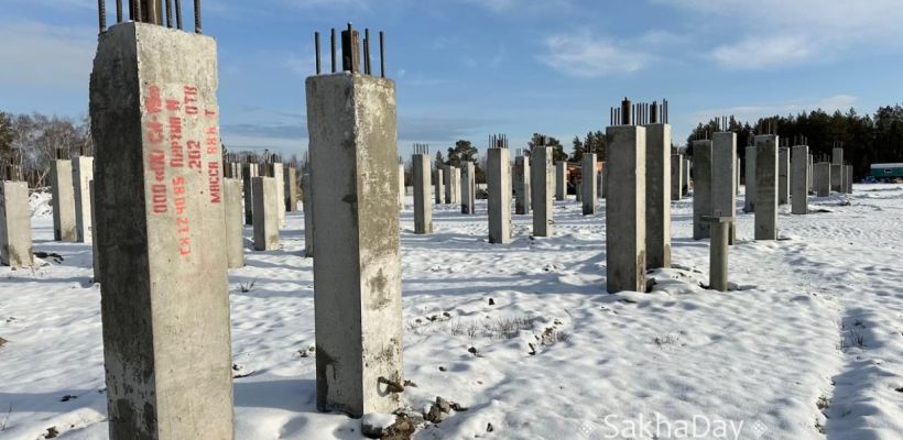 Фотофакт: На строительстве комплекса Высшей школы музыки затишье