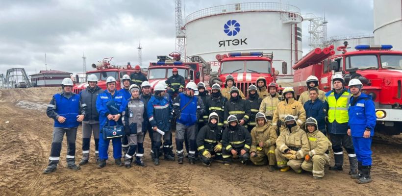 ЯТЭК успешно провела учения по гражданской обороне