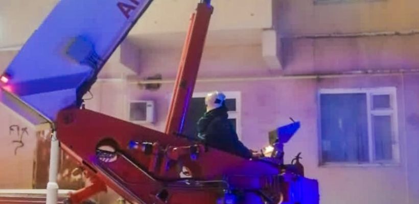 В пожаре на Ойунского пострадало трое детей