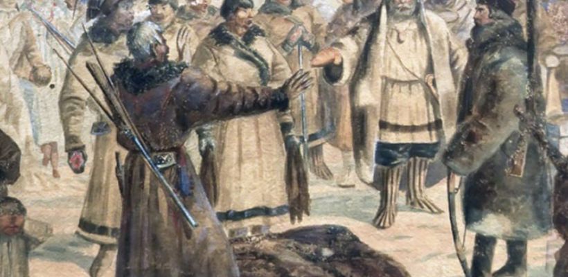 «В XVII веке якуты входили в состав отрядов казаков, входили в число служивых людей»