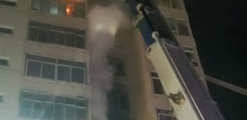 В Якутске произошел пожар в квартире жилого дома на Ойунского